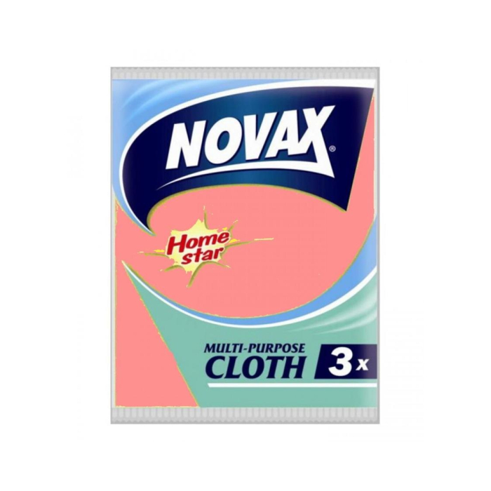 Салфетки NOVAX Home star микрофибра 3шт