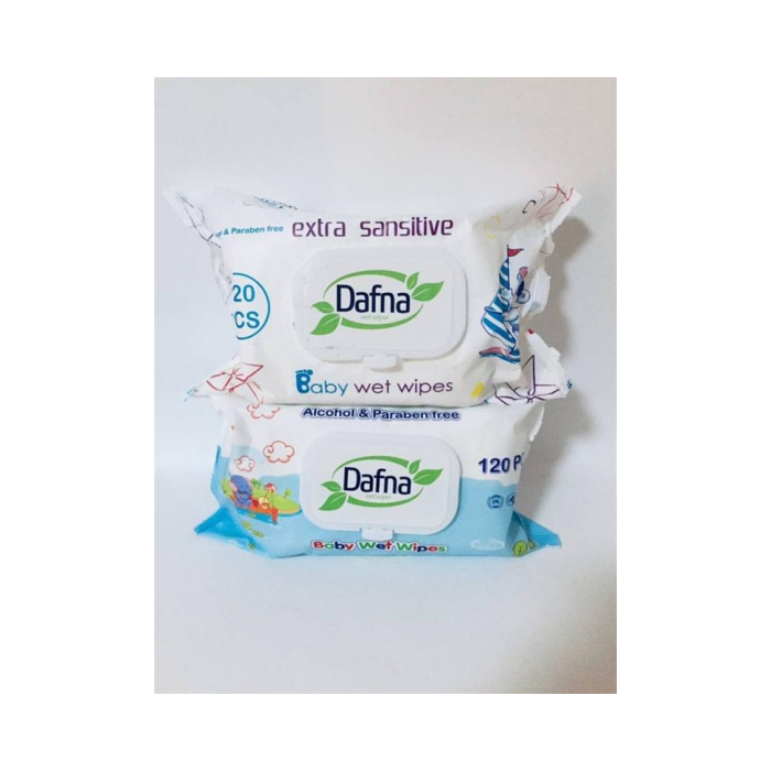 Салфетки влажные DAFNA Baby 120шт