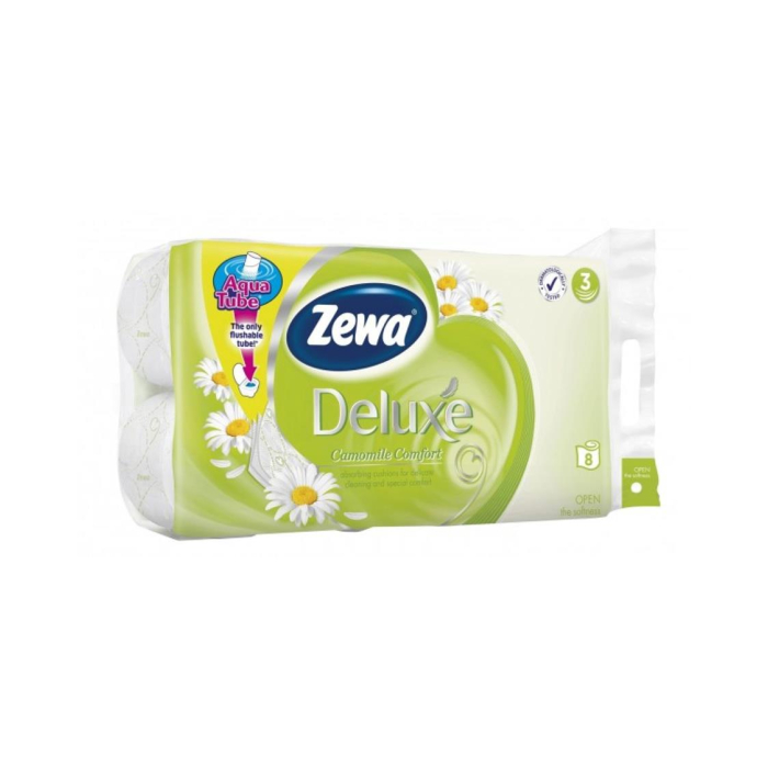 ZEWA DELUXE Romashka 3q/8rol tualet qog'ozi