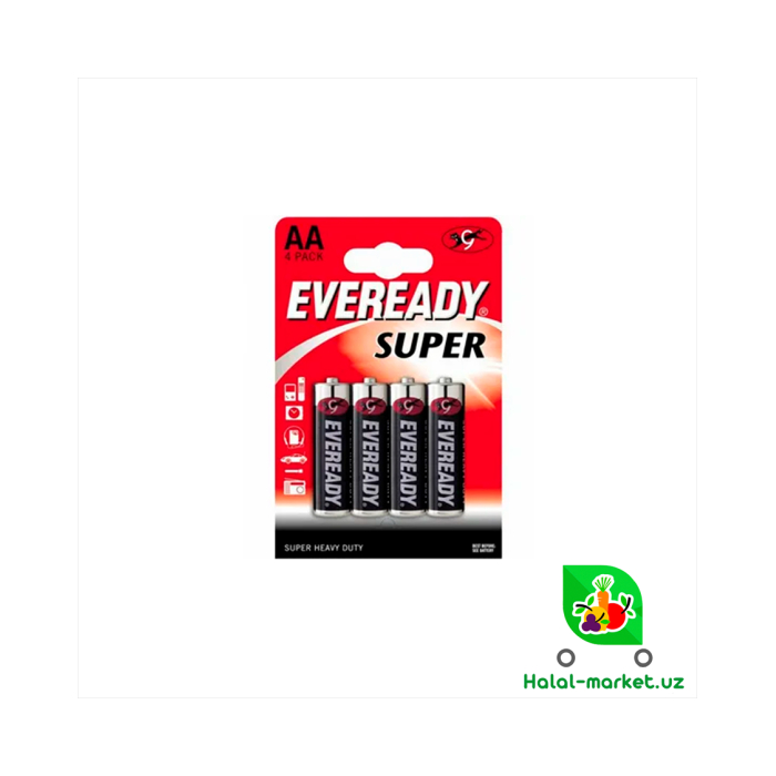 Батарейки EVEREADY SUPER AA 4шт