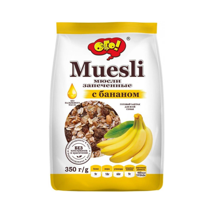 Banan ta'mli MUESLI musli 350gr