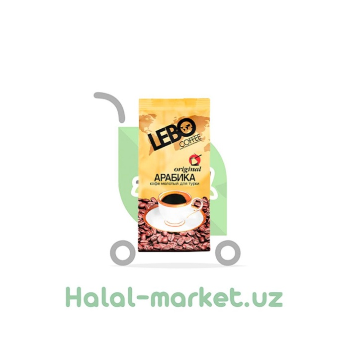 LEBO Arabica qahvasi maydalangan qahva turk uchun 100gr