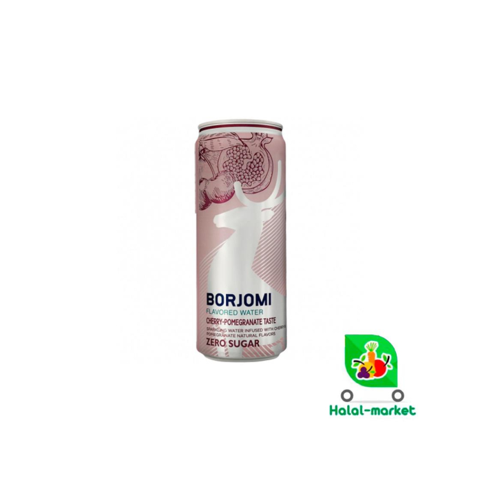 Вода BORJOMI Cherry Pomegranate Taste 0,33мл ж/б