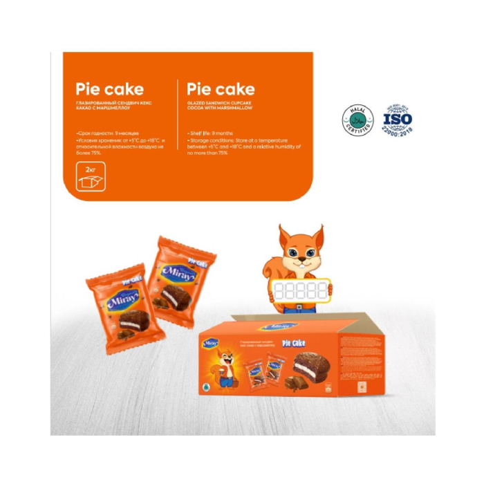 Печеные Miray Waffle cake 45гр