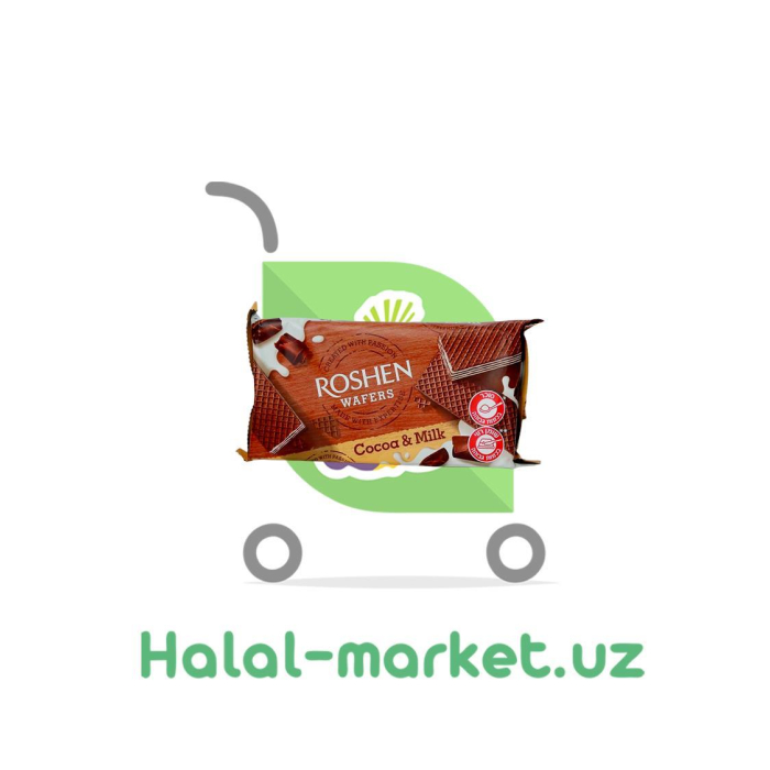 Вафли Roshen Wafers Какао Молоко 216г
