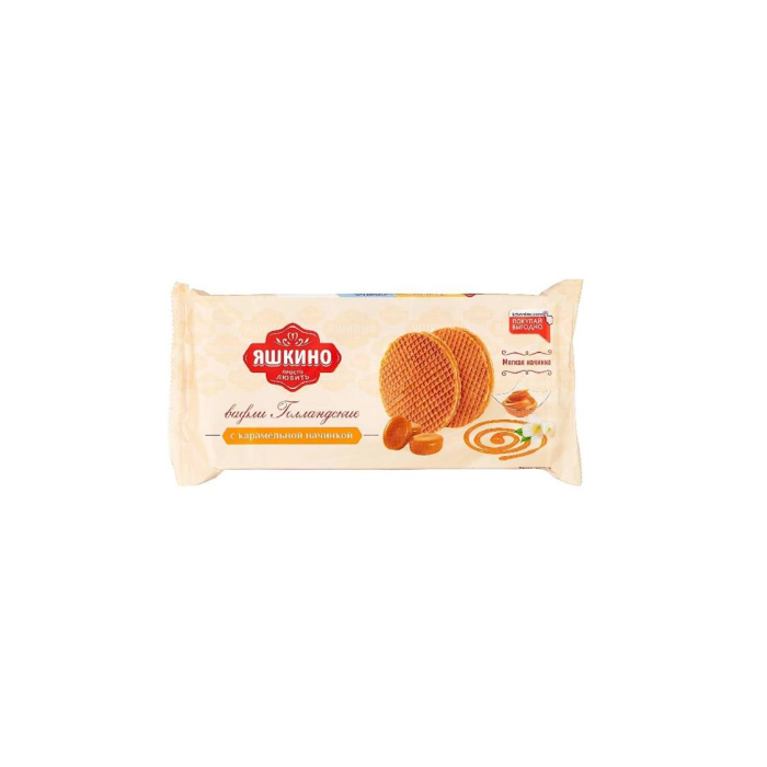 Yashkino Gollandiyalik vafli karamel to'ldirish bilan 290g
