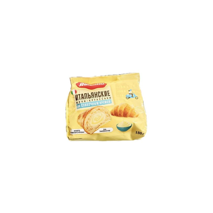 Mini kruassanlar YASHKINO Smetana kremi 180g
