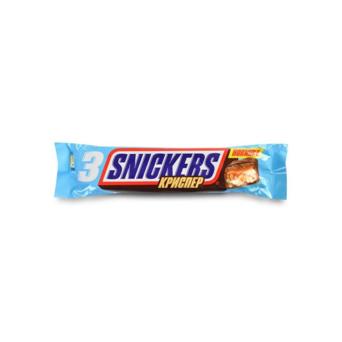 Шоколадный батончик Snickers Crisp 60гр