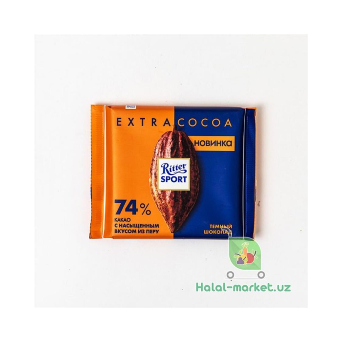Шоколад RITTER SPORT EXTRA COCOA 100гр