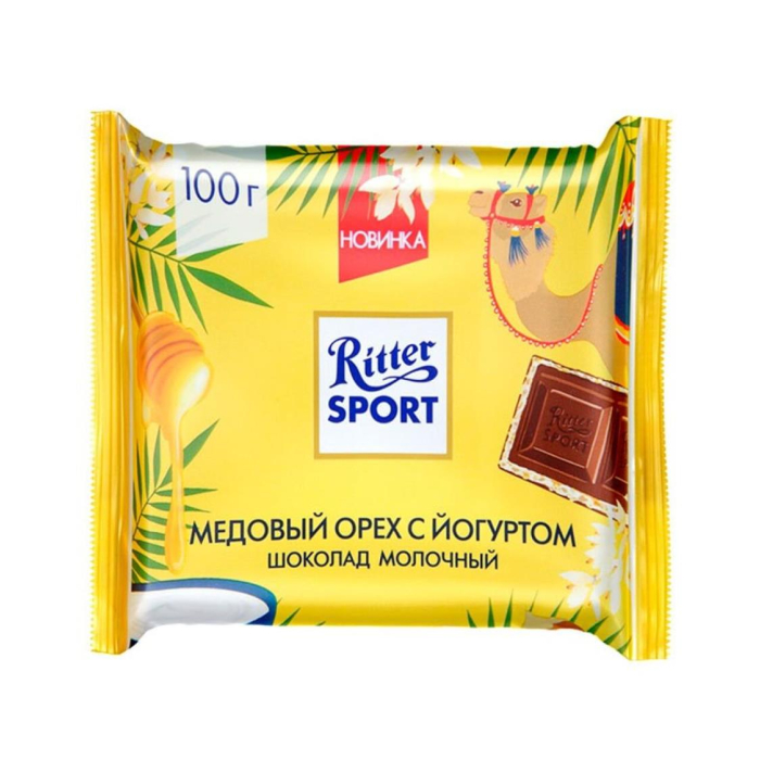RITTER SPORT shokolad asal yong'oq bilan 100gr