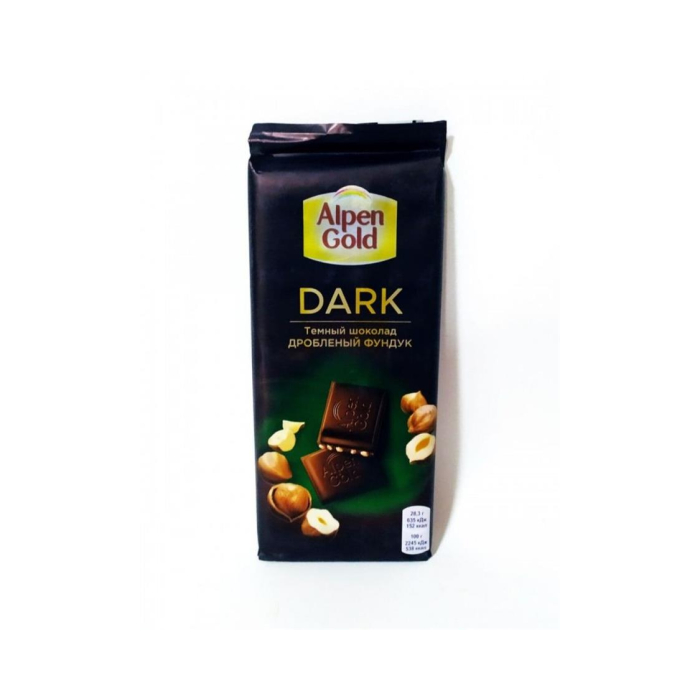 ALPEN GOLD DARK shokoladli plitka, yong'oq bilan 90gr
