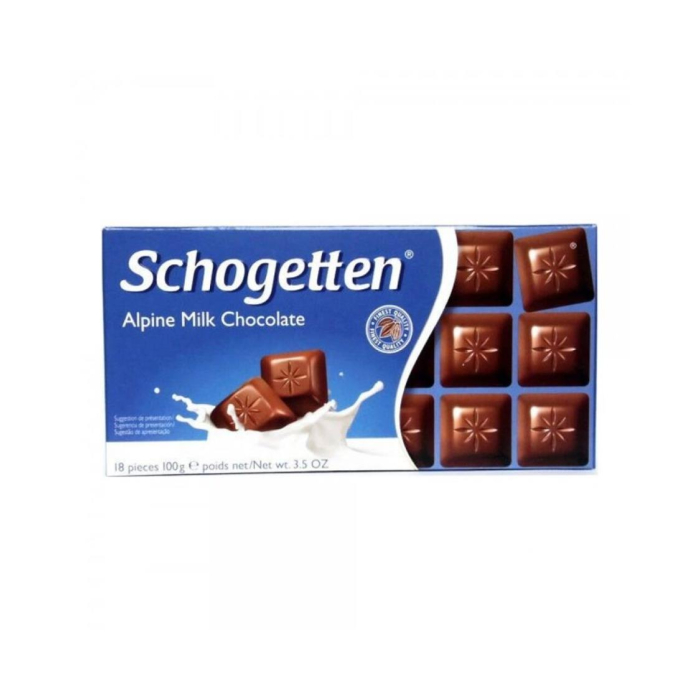 SCHOGETTEN DARK ALPINE MILK 100гр shokoladli plitka