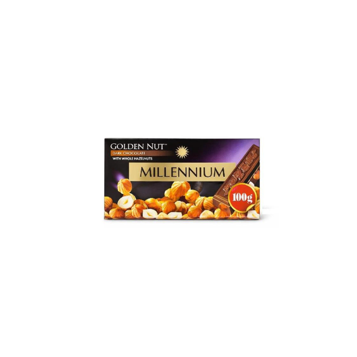 MILLENNIUM GOLD qora shokolad yong'oq bilan 100gr