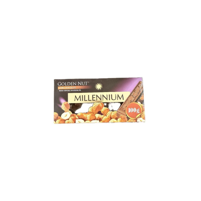 Шоколад MILLENNIUM GOLD молочный с Миндалем 100гр