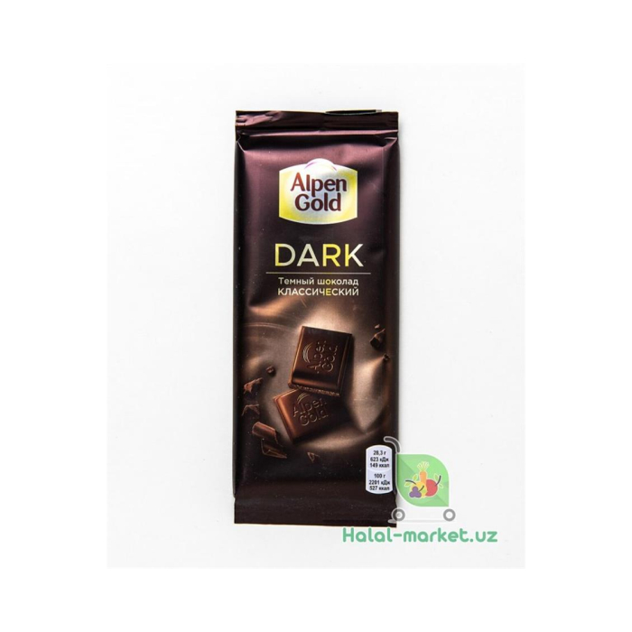 ALPEN GOLD DARK 90гр shokoladli plitka