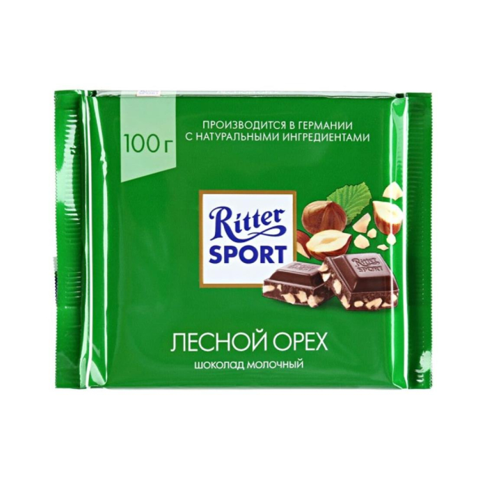 Шоколад RITTER SPORT Лесной орех 100гр