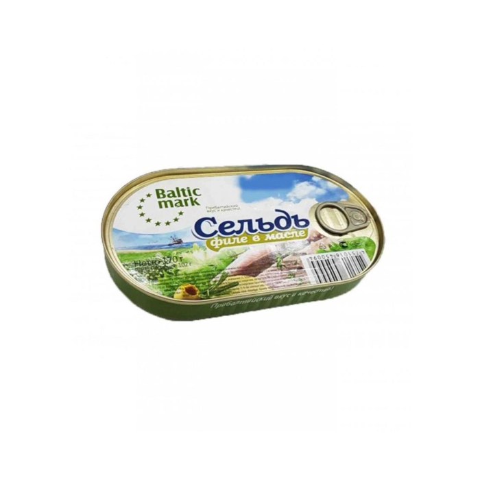 BALTIC MARK brendi hamsi fileti 190gr yog'li
