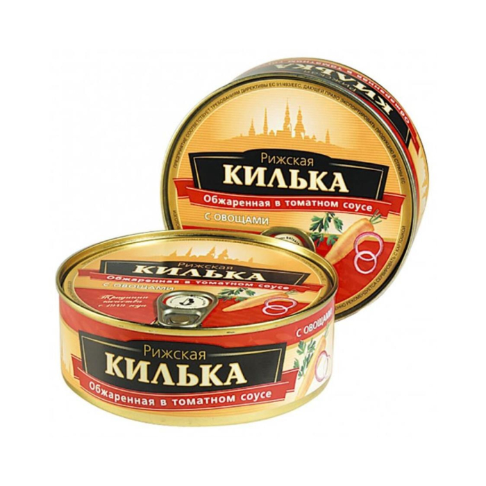 Рижская Килька в томатном соусе 240гр
