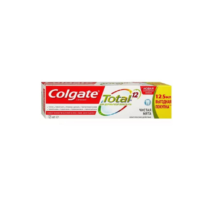 Tish/To'plam COLGATE TOTAL Toza Minta 125ml