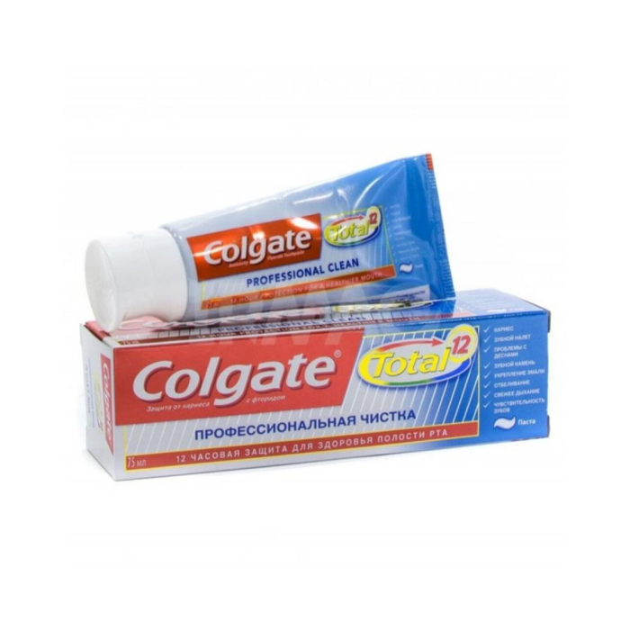 Зуб/Паста COLGATE TOTAL Профессиональная чистка 75мл