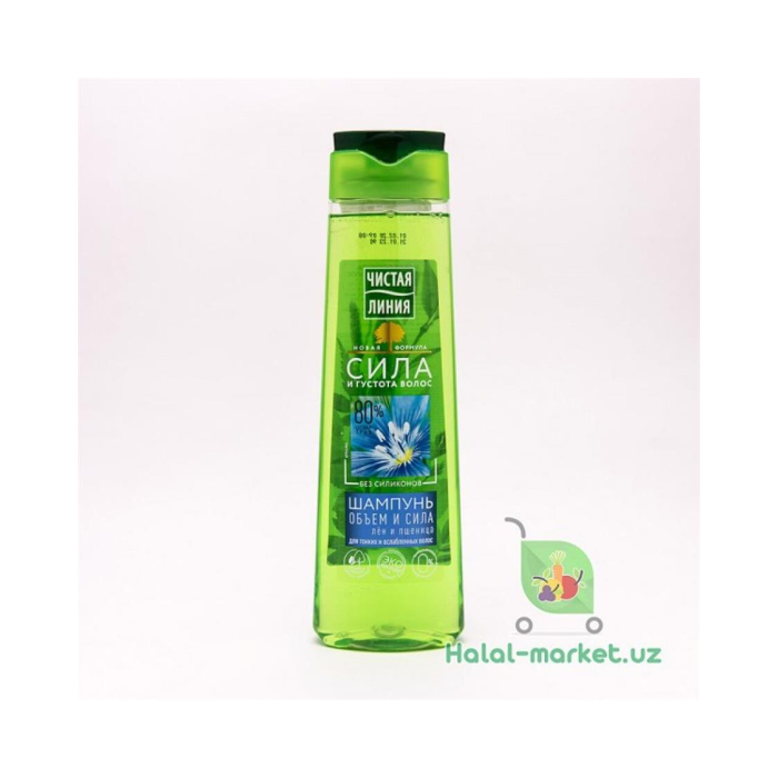 CHISTAYA LINYA Shampun Lino va Bug'doy 400ml