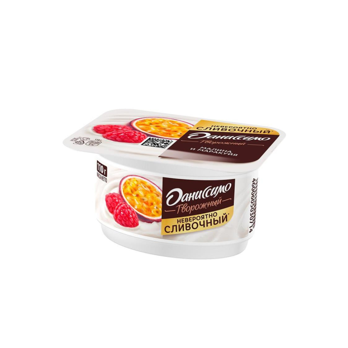 Йогурт DANISSIMO Малина Маракуйя 100г