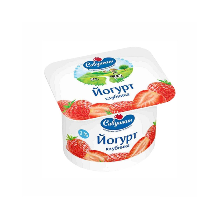 SAVUSHKIN Yogurt Qulupnay 120gr