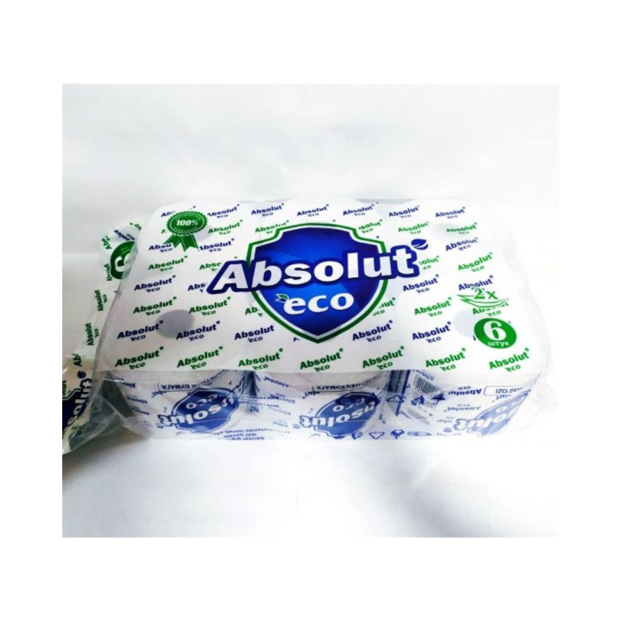 ABSOLUT ECO 2X MEGA 6ta rulli hojatxona qog'ozi