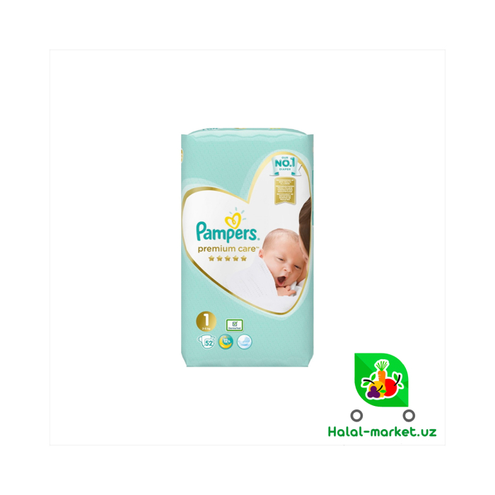 Подгузники Pampers Premium (1) 52шт
