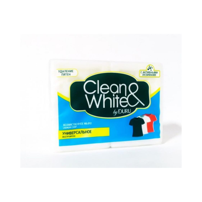 Мыло хозяйственное DURU Clean 125гр 2шт