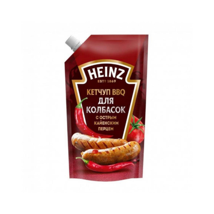 HEINZ BBQ Ketchup Kolbasa uchun qalampir bilan 350g