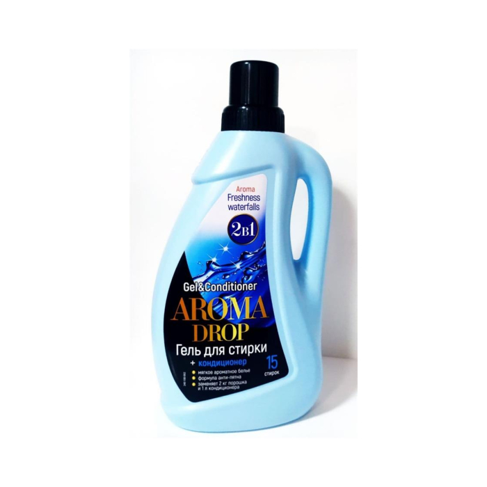 Гель для стирки AROMA DROP 2в1 Свежесть водопада 1000гр