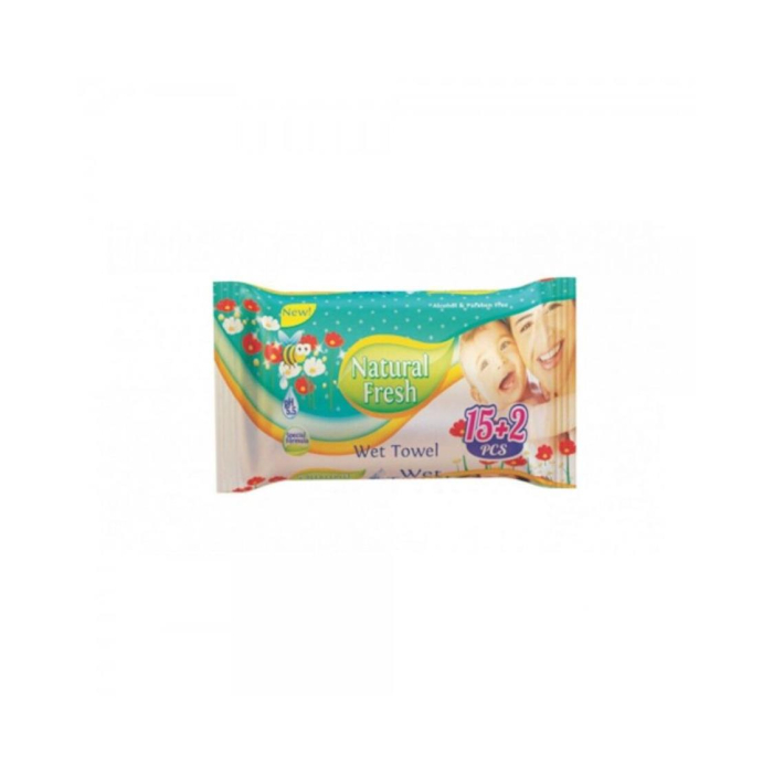 NATURAL FRESH салфеткалар 15шт