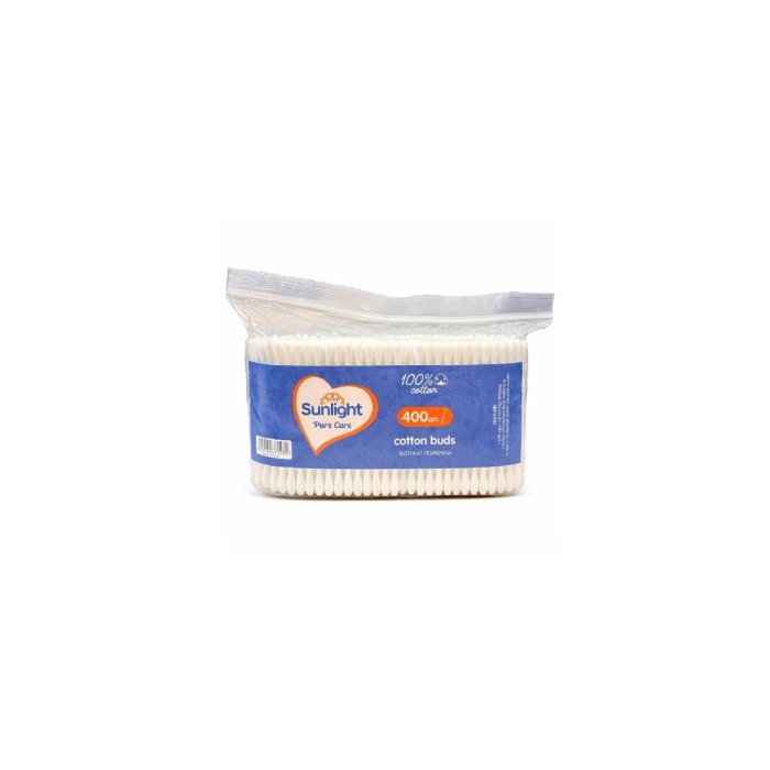 SUNLIGHT 400 dona paxta tamponlari