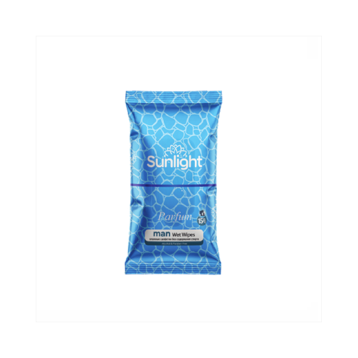 SUNLIGHT PARFUM 15 dona namlik salfetkalar