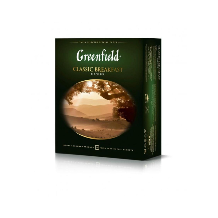 Qora choy GREENFIELD Calssic Breakfast 100PAK