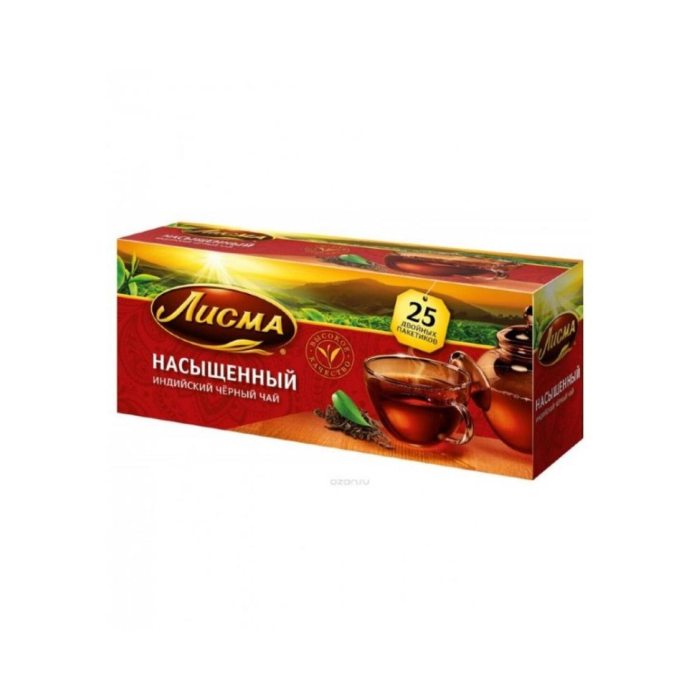 Qora choy LISMА To'yimli 25pak