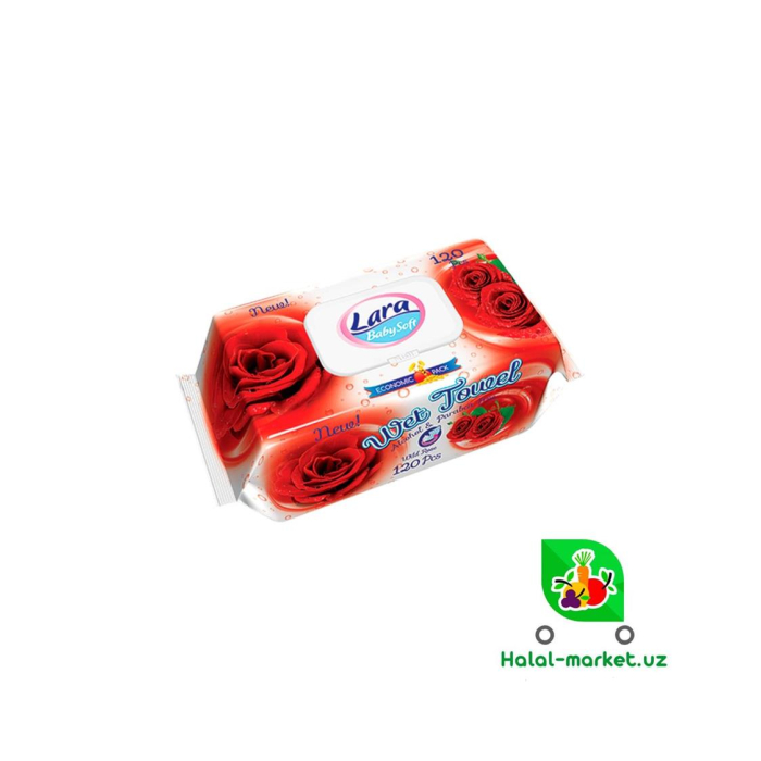 SUNLIGHT Роза 72шт namli namlikli salfetkalar