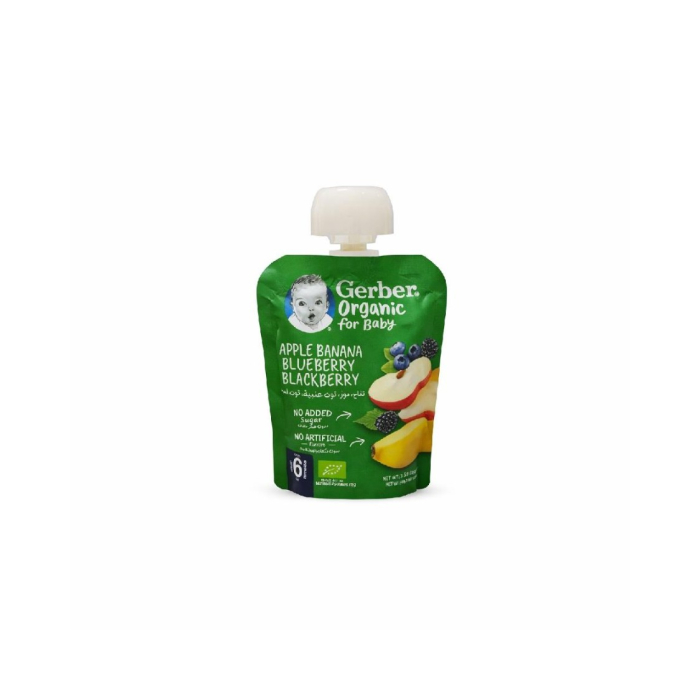 Пюре GERBER Фруктово-ягодный микс 90г
