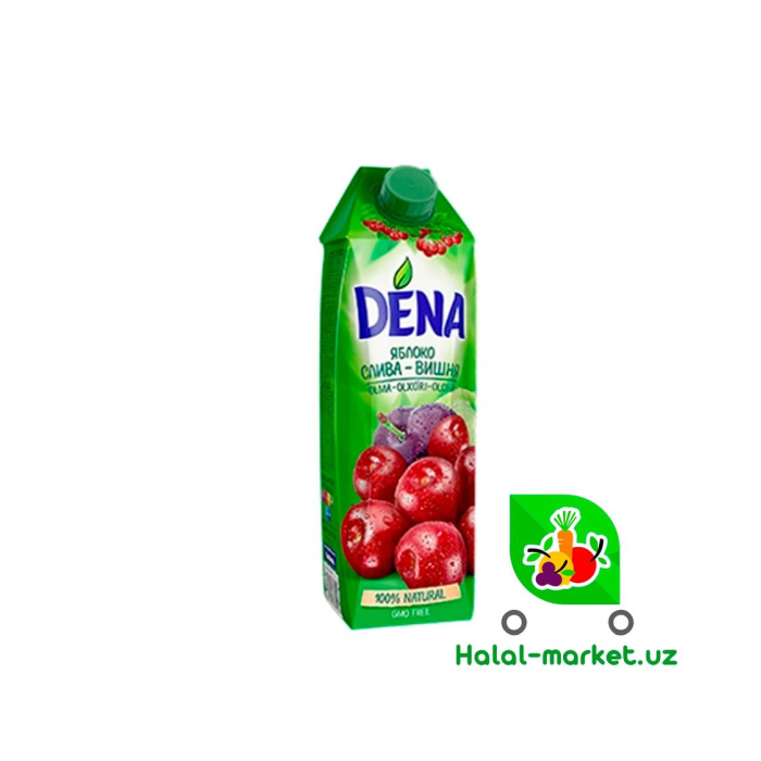 Сок DENA Вишня-Слива 1л