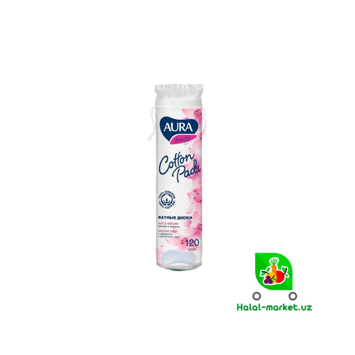AURA 120 dona paxta disklari