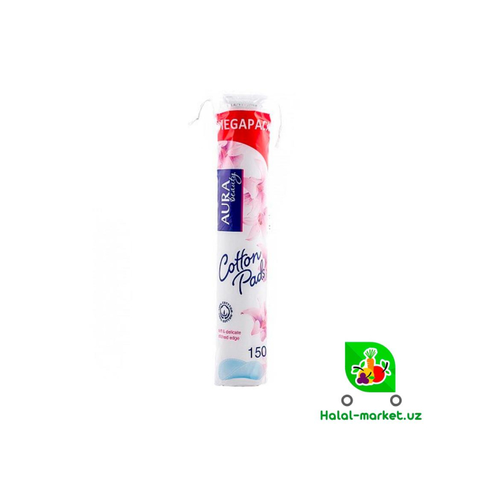 Ватные диски AURA 150+30шт