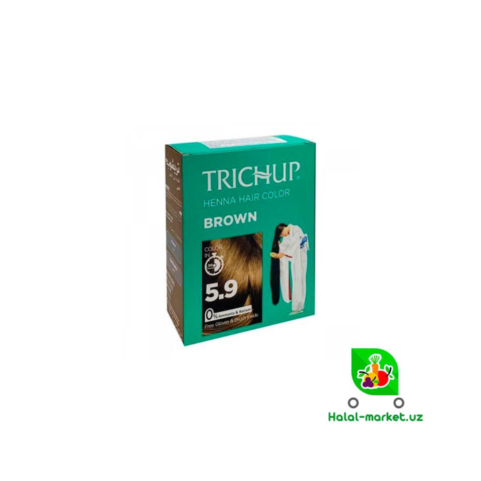 TRICHUP soch uchun xna BROWN rangi 60g