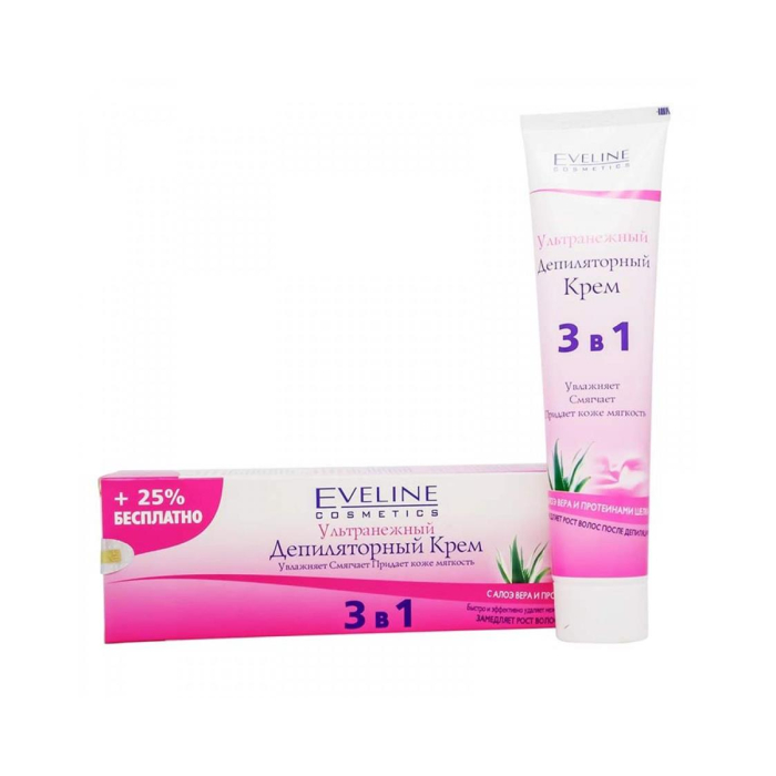 Eveline ultra tez depilyatsiya kremi aloe vera 125ml