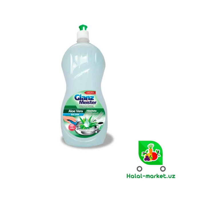 GLANZ MIESTER Aloe Vera 1l idish yuvish gel