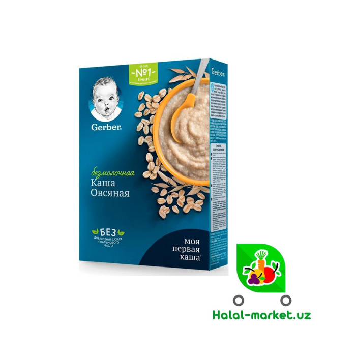GERBER Sut qo'shilmagan Jo'xori 180gr