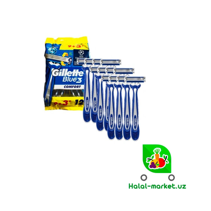Бритва Gillette Blue 3 12шт