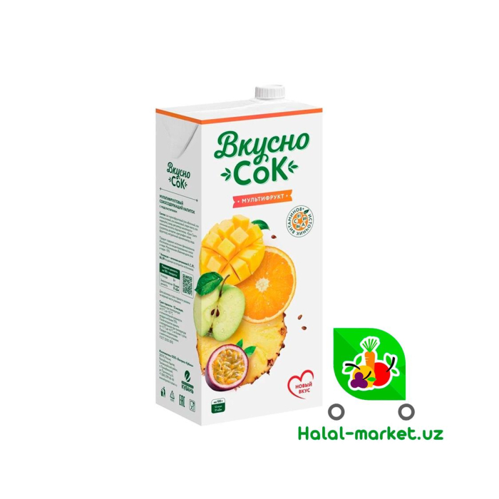 Сок "Вкусносок" Мультифруктовый 1л