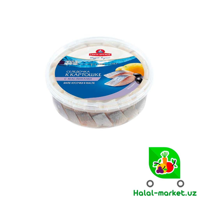 Selenka kartoshka bilan zaytunlar SANTA BREMOR 500gr
