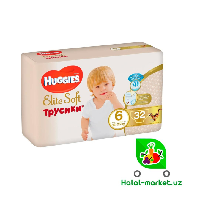 Трусики HUGGIES ELITE SOFT (6) 32шт